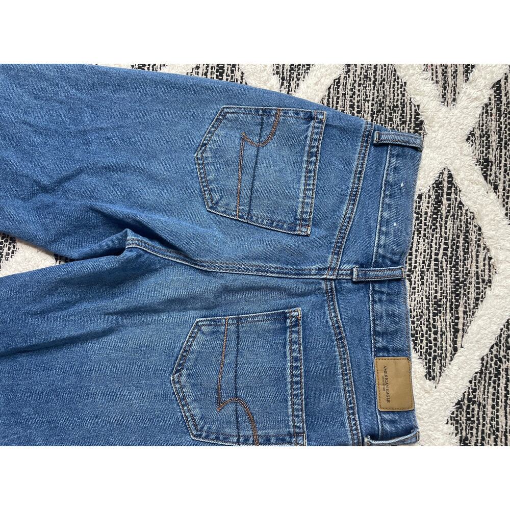 American Eagle High Rise Mom Jeans size 00 - Picture 6 of 8